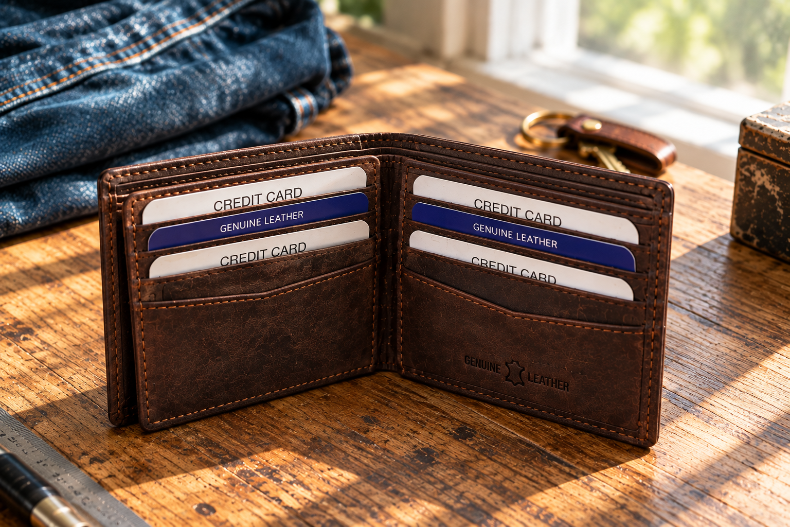 Equinova 3D Horse Leather Wallet