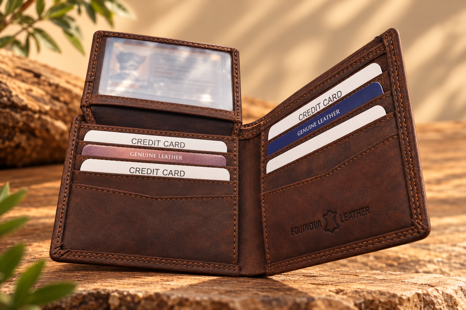 Equinova 3D Horse Leather Wallet