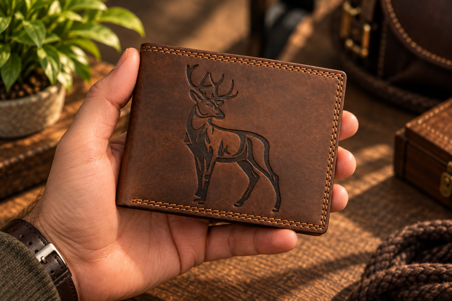 Equinova Deer Leather Wallet